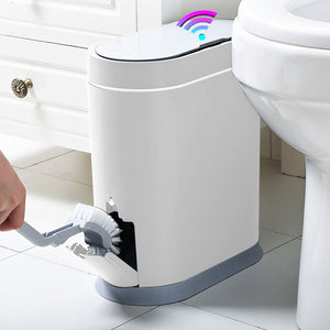 Joybos Smart Sensor Trash Can Electronic Automatic Bathroom Waste Garbage Bin Household Toilet Waterproof Narrow Seam Sensor Bin